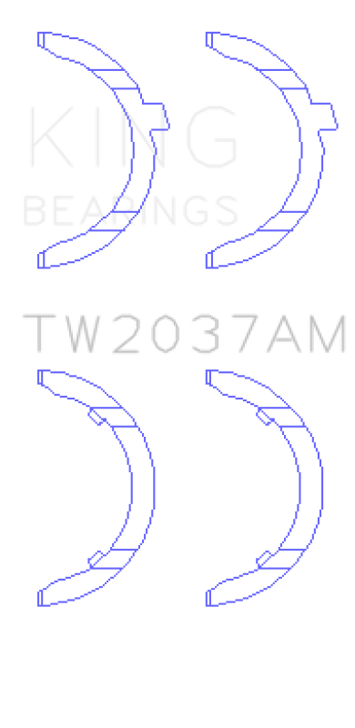 King Engine Bearings TW2037AM KING Thrust Washers