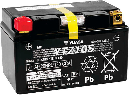 Yuasa YUAM7210A Factory Activated Maintenance Free Battery - YTZ10S