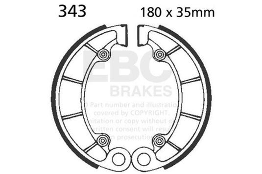 Ebc Powersports 343 EBC FA-SFA-X Brake Pads
