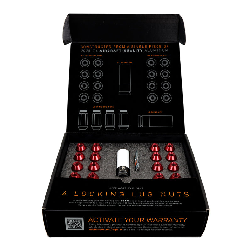 Load image into Gallery viewer, Mishimoto MMLG-15-20LRD MM Lug Nuts - Locking
