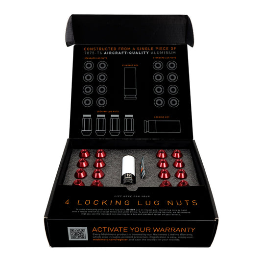 Mishimoto MMLG-15-20LRD MM Lug Nuts - Locking