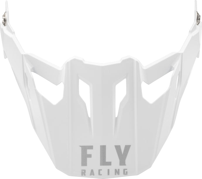 Fly Racing Visor for Trekker Solid Helmet - White