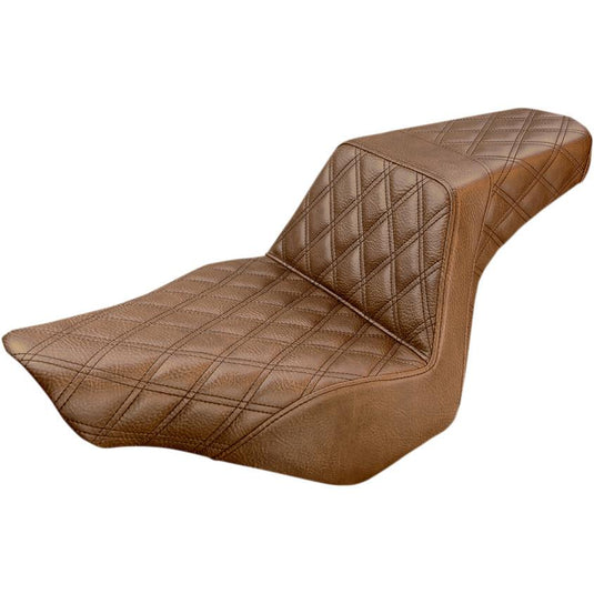 Saddlemen 813-27-175BR Step-Up Full LS Seat - Brown Full Diamond