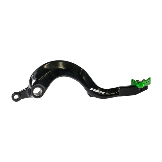 Rfx FXRB 20501 99GN Pro Series Rear Brake Pedal with Solid Tip - Green