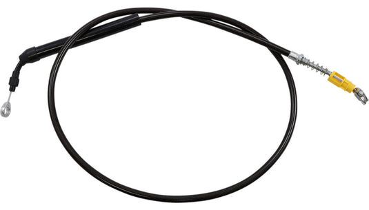 La Choppers LA-8056C19M Clutch Line - Midnight Braided with 18-20in. Ape Hangers