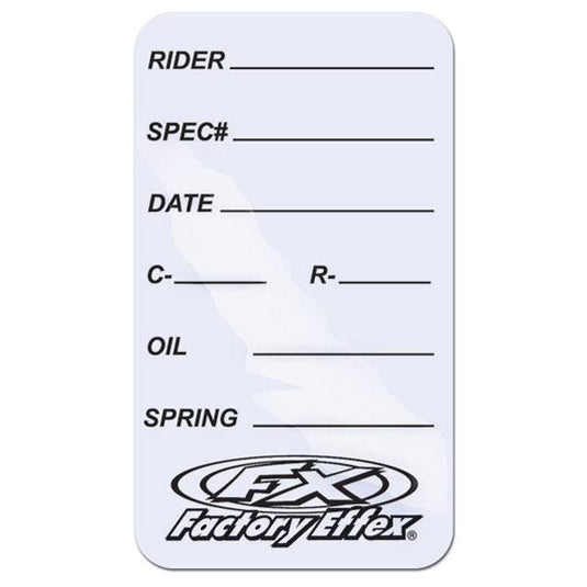 Factory Effex 06-90021 Suspension Spec Sticker