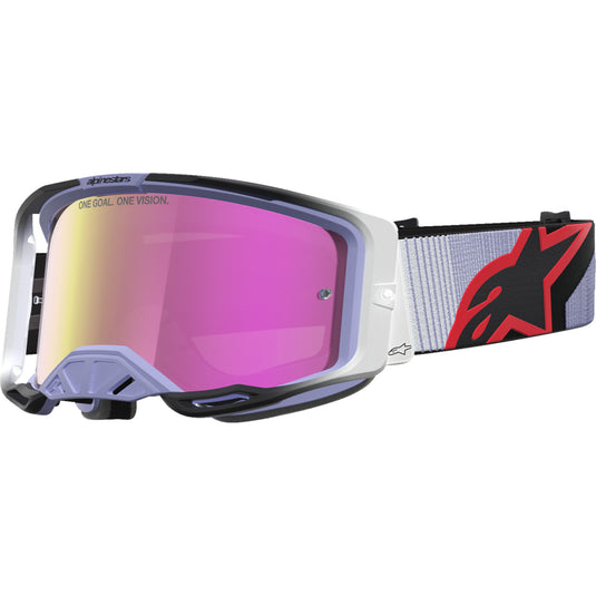 Alpinestars Vision 8 Maven Goggles (One Size Fits All, Black/Purple)