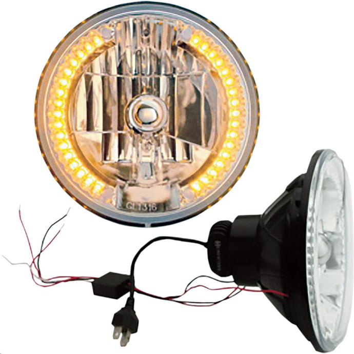 Headwinds 8-9727LEDWTA 7in. Headlamp with LED Turn Signals and Control Module