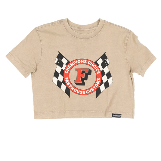 Fasthouse Champion Choice SS Womens T-Shirt (XX-Large, Stone Wash)