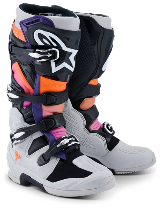 Black/Light Gray/Orange Fluo/Magenta