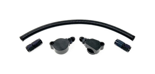 Torque Solution TS-FRD-680 TQS Nylon Braided Rubber Hose