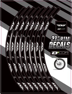 Dcor 40-80-212 Rim Decal - FLY 21in. - Front