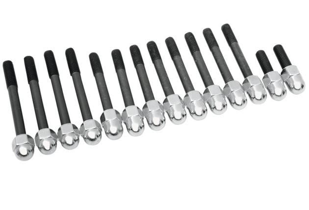 Colony 7129-12 Timing Cover Screw Kit - Acorn Style - Chrome