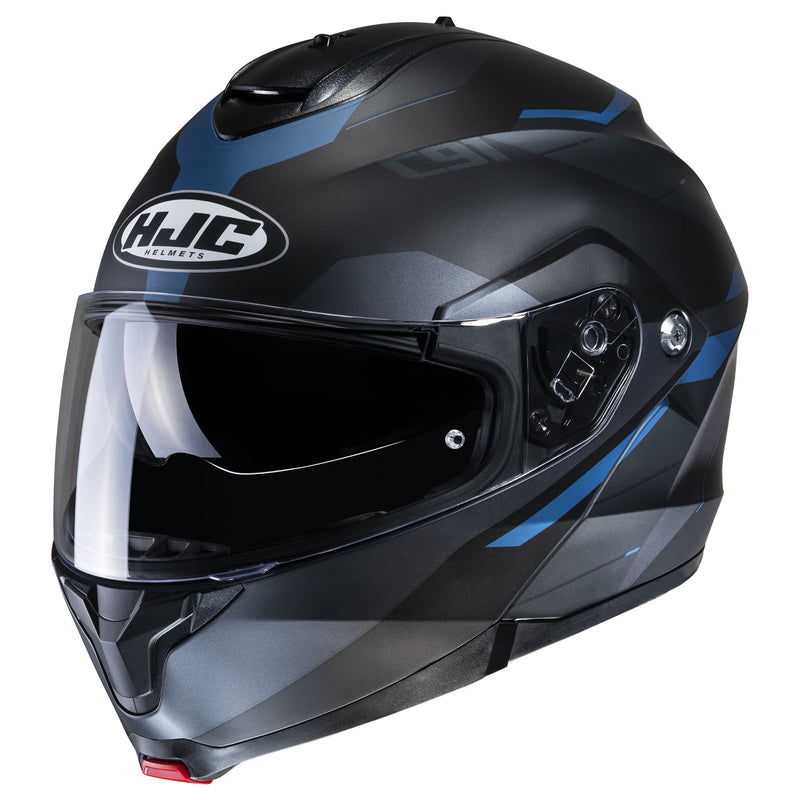 HJC C91 Karan Helmet Semi-Flat Blue (MC-2SF) Black