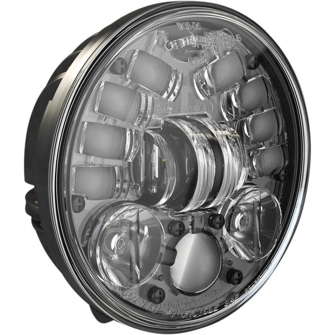 J.W. Speaker 0555111 5.75in. 8691 Pedestal Mount LED Adaptive 2 Headlight - Black