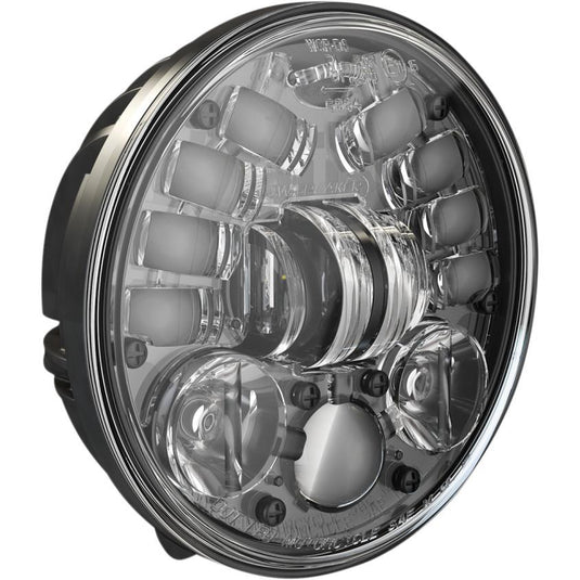J.W. Speaker 0555111 5.75in. 8691 Pedestal Mount LED Adaptive 2 Headlight - Black