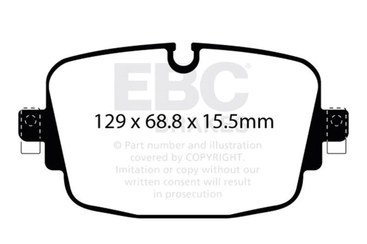Ebc DP42516R EBC Yellowstuff Brake Pad Sets