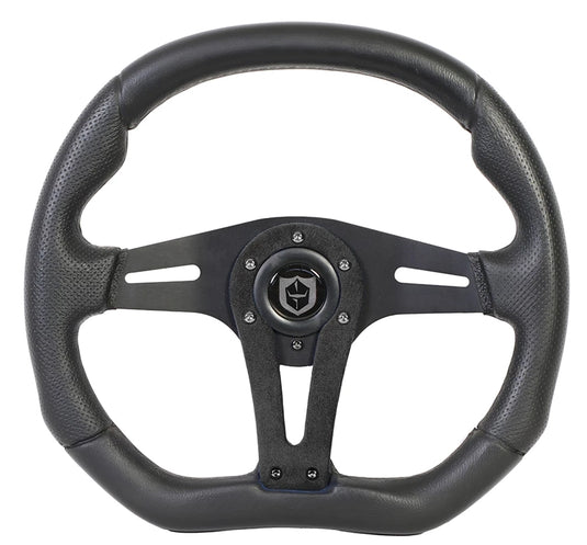 Pro Armor A19UZ284BL Force Steering Wheel - 13.5in. - Black