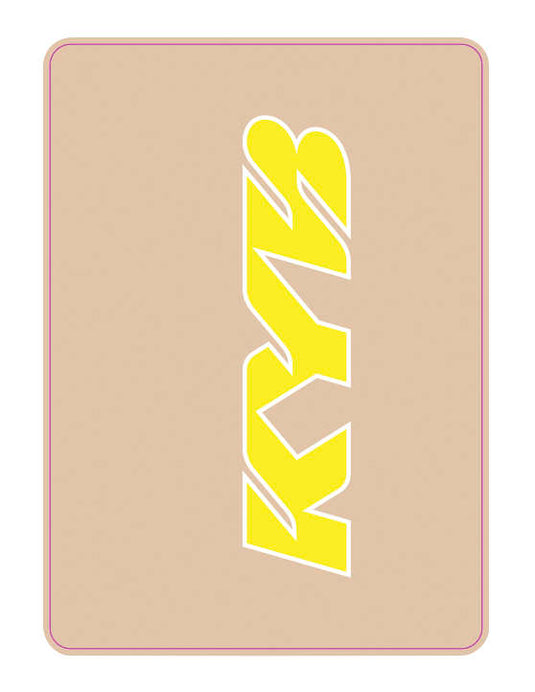 Dcor 40-80-133 Upper Forks Decal - KYB - Yellow