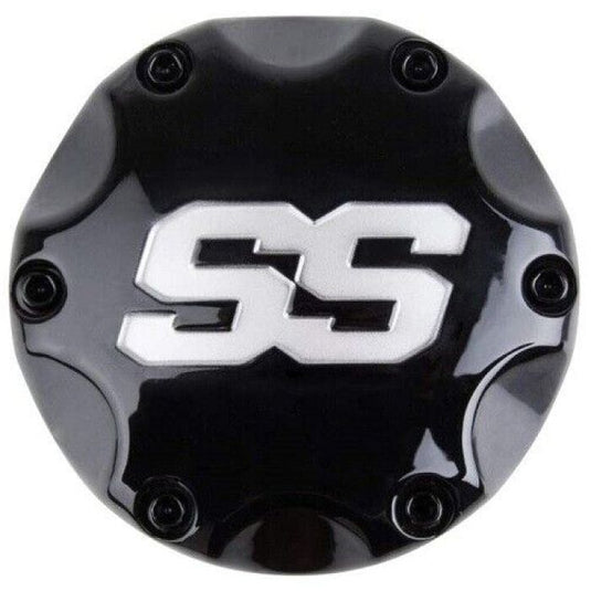 Itp Tire And Wheel 332131SS1R SS Alloy Center Cap - Black - 4/110 Bolt Patttern