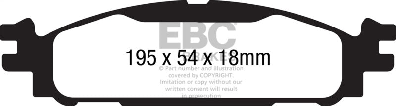 Load image into Gallery viewer, Ebc UD1508 EBC Ultimax2 Brake Pad Sets
