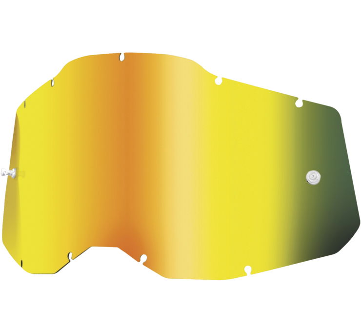 100% 59107-00005 Replacement Lens for Junior 2 Goggles - Gold Mirror