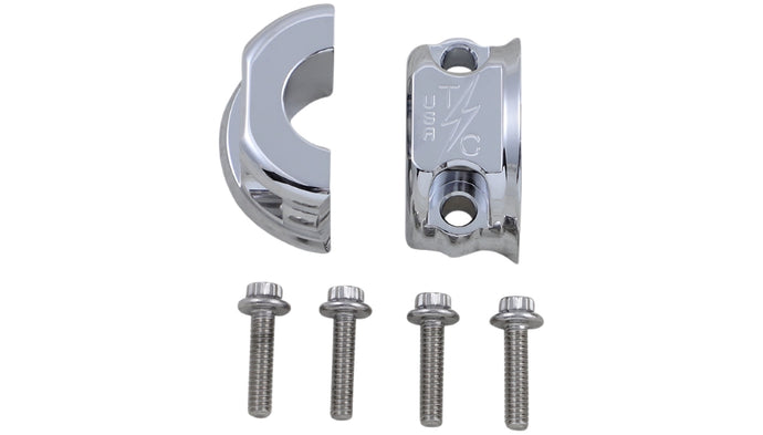 Thrashin Supply Company TSC-2703-3 Brake/Clutch Perch Clamps - Chrome