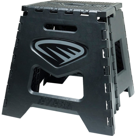 Cycra 1CYC-2038-12 Folding Moto Stand - Black with Black Decal