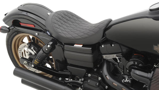 Drag Specialties 0803-0547 Low Solo Seat - Diamond Stitch