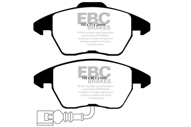 Load image into Gallery viewer, Ebc DP41945R EBC Yellowstuff Brake Pad Sets

