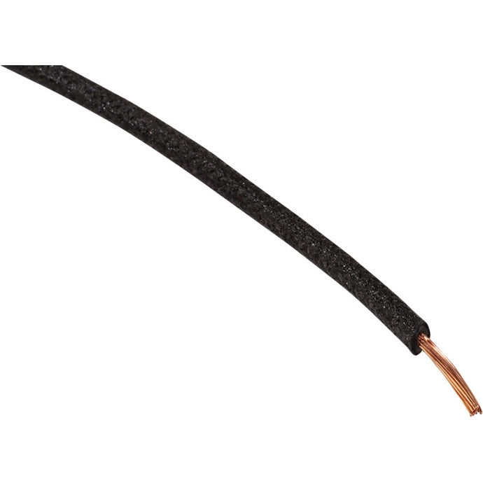 Namz NCBW-0 16-Gauge Cloth Braided Wire - Black