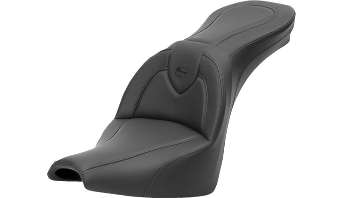 Saddlemen 818-30-187 Roadsofa Seat - without Backrest - Black/Black Stitching