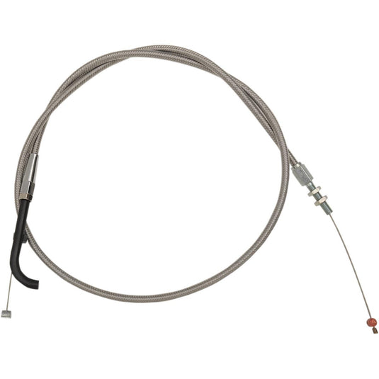 Barnett 102-85-30003-06 Stainless Clear-Coated Throttle Cable (+6in.)