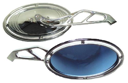 Emgo 20-95205 Buffalo Mirror - Blue Tinted Convex Lens