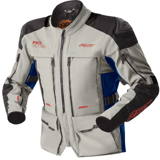 Rst Pro Series Adventure D30 Jacket (Small, Silver/Blue)