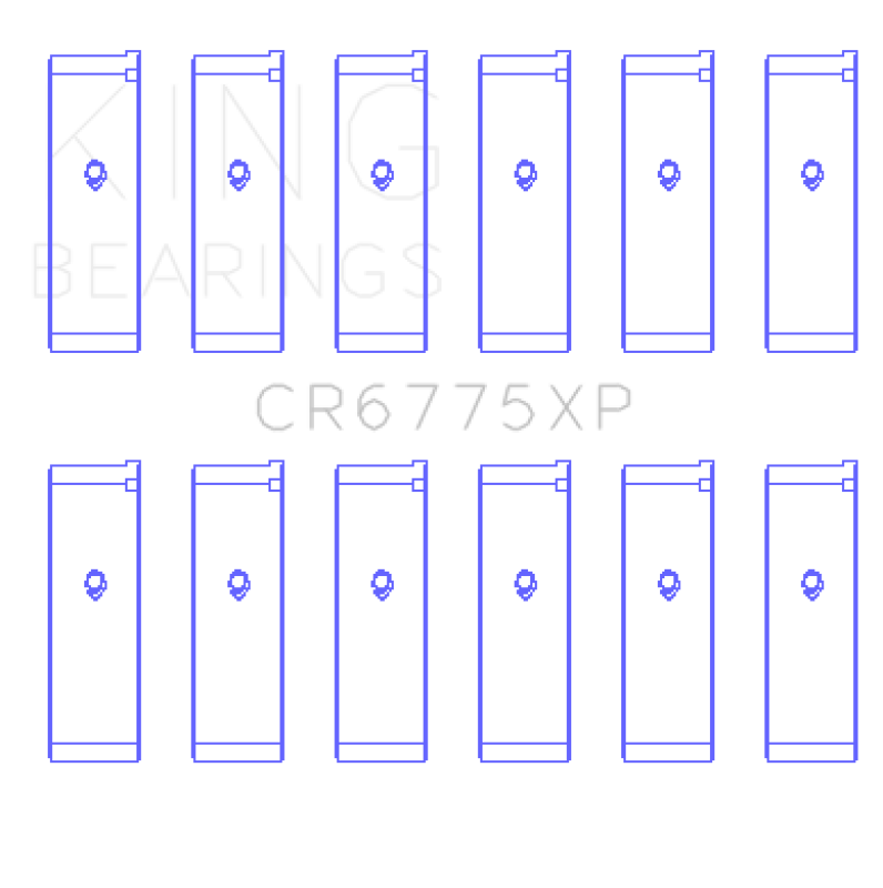 Load image into Gallery viewer, King Engine Bearings CR6775XP KING Performance Rod Bearings
