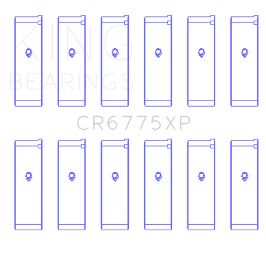 King Engine Bearings CR6775XP KING Performance Rod Bearings