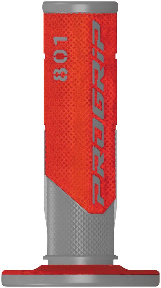 Pro Grip PA080100NERO 801 Hybrid Duo-Density Cross Grips - Black/Red