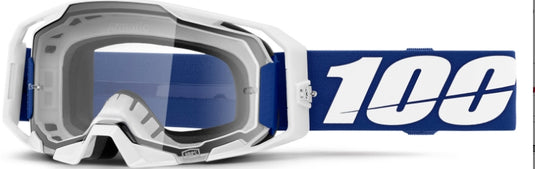 100% Armatic Goggles (One Size Fits Most, Blue / Clear Lens)