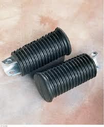 Drag Specialties DS-241065 Rubber Driver Footpegs