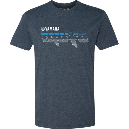 Yamaha Collection Yamaha Racing Moto T-Shirt (X-Large, Blue)