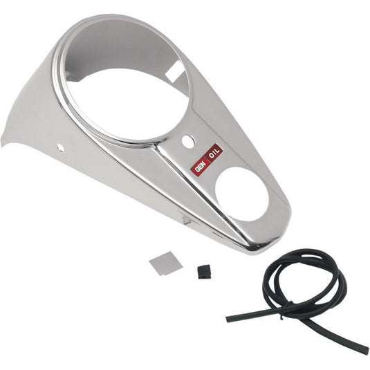 Drag Specialties DS-373636 Slot Dash Cover - Chrome