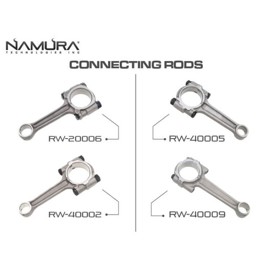 Namura Technologies RW-20006 Connecting Rod Kit without Big End Bearing - Standard