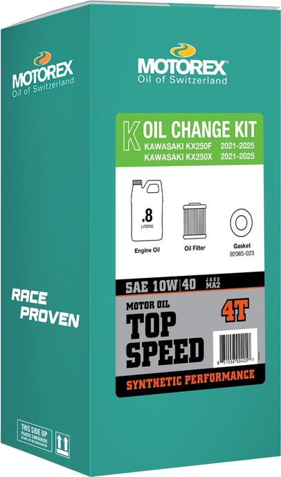 Motorex 311247 Top Speed Oil Change Kit - 0.80L - 10W/40
