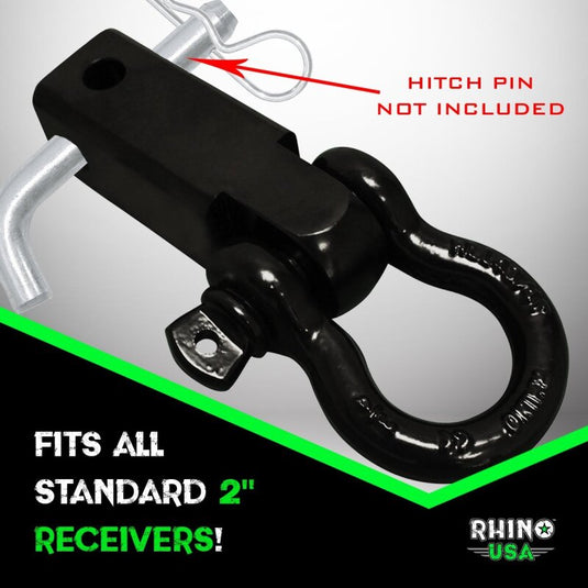 Rhino Usa RG-HTHITCH2-RED RSA Shackles