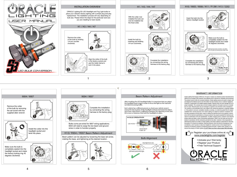 Load image into Gallery viewer, Oracle Lighting S5231-001 ORL LED Conversion Bulbs
