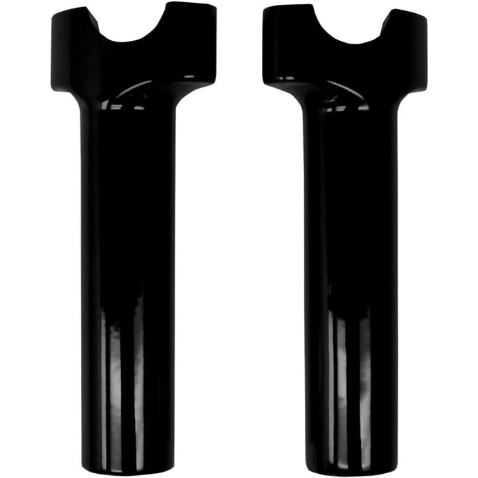 Drag Specialties 0602-0521 1-1/4in. Straight Buffalo Risers - 6in. - Black