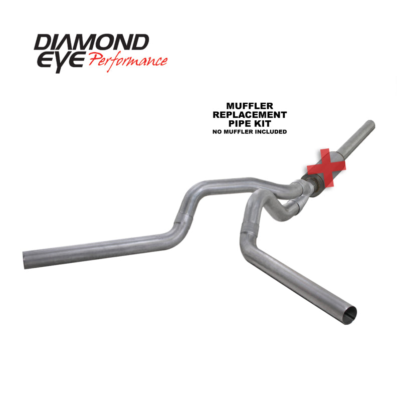 Load image into Gallery viewer, Diamond Eye Performance K4236A-RP DEP Catback Exhaust Kit AL

