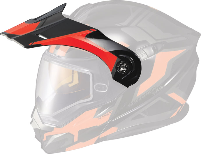 Scorpion Peak Visor for EXO-AT950 Helmets - Ellwood Red