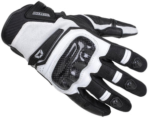 Cortech Sonic-Flo Gloves Black/White Black